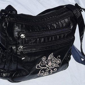 COPY - 90s ELDA Embroidered Crossbody Soft PU Leather purse